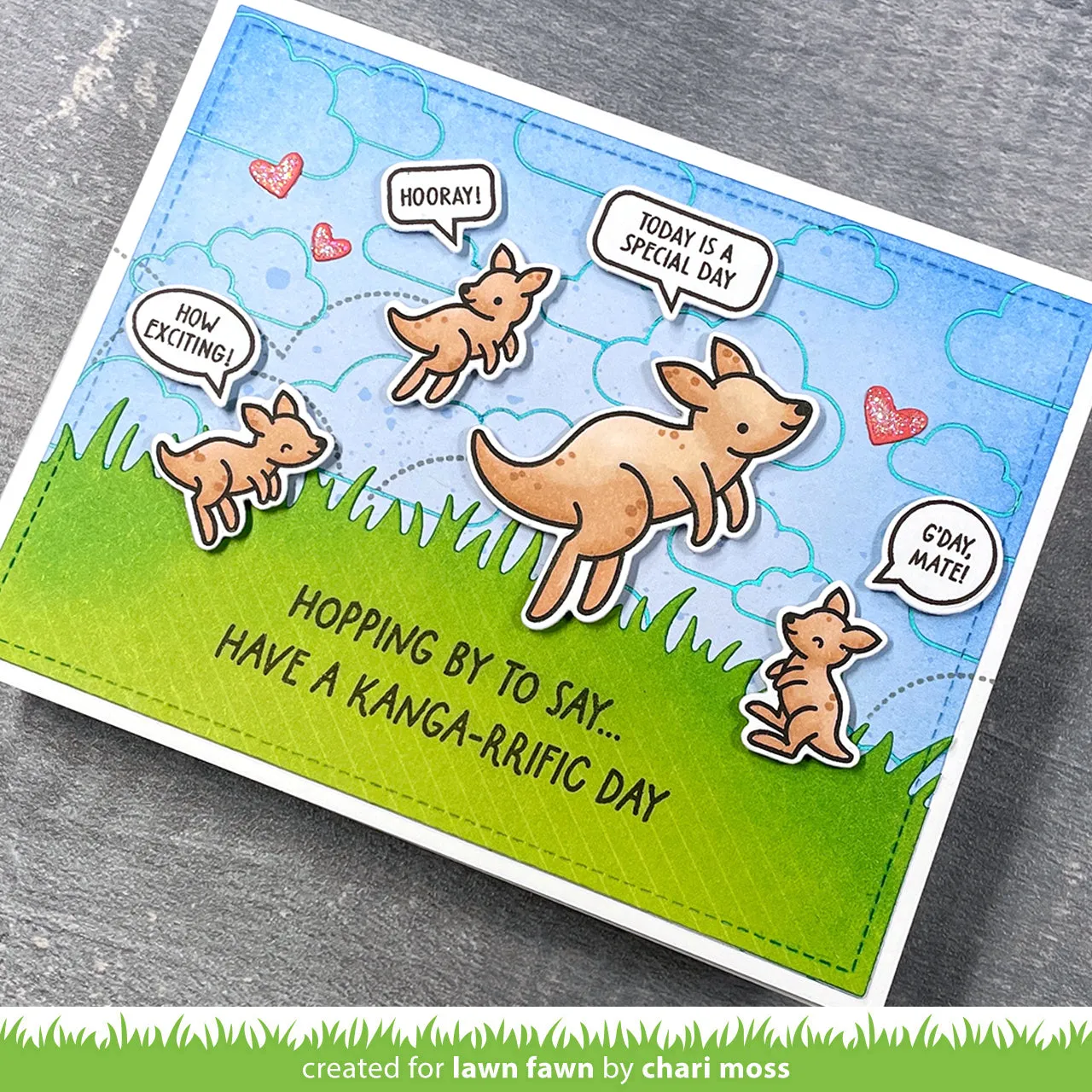 Lawn Fawn All the Speech Bubbles Stempel Mini-Sprüche