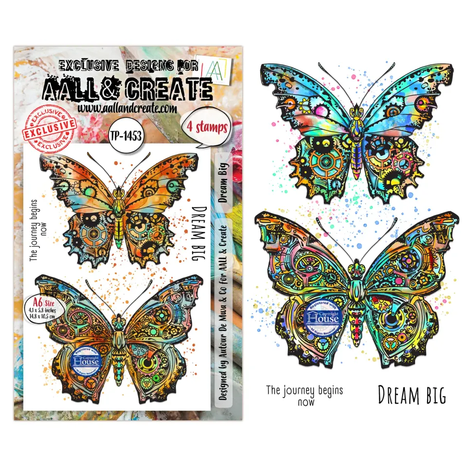 AALL and Create TP-1453 Dream Big Stempelset A6 Spruch