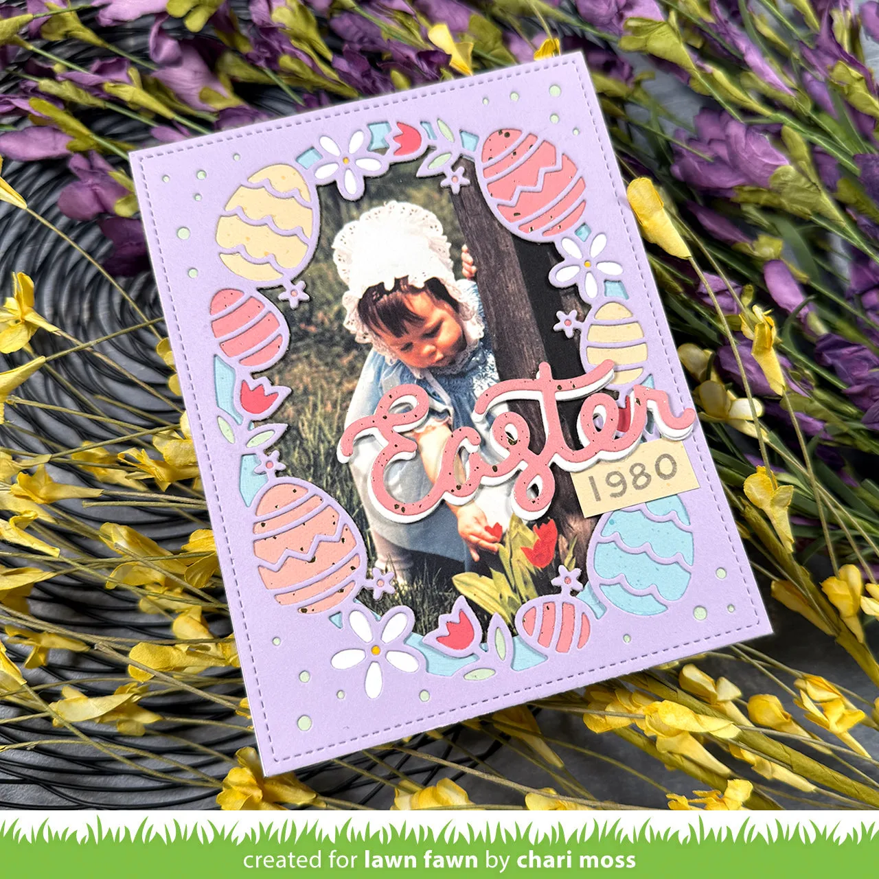 Lawn Fawn Scripty Easter Stanzen Wort Ostern