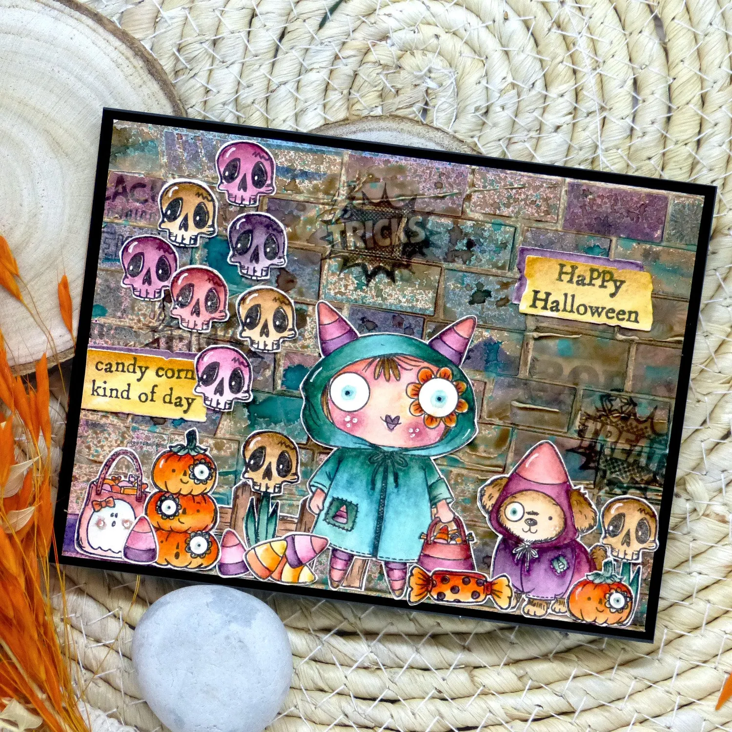 AALL and Create TP-1422 Halloween Bits Stempelset A7 9 Motive