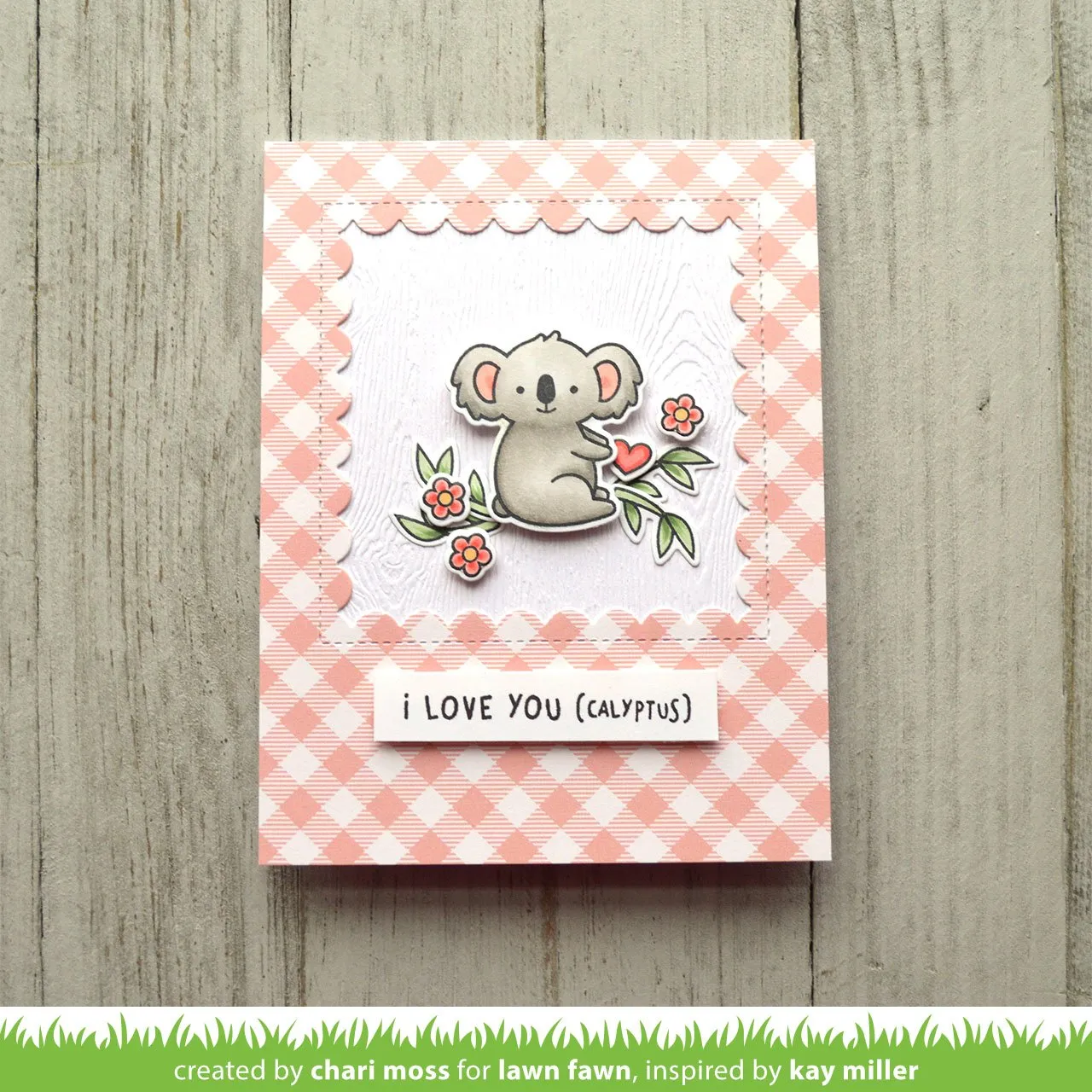Lawn Fawn I Love Youcalyptus Clear Stempel Koala mini