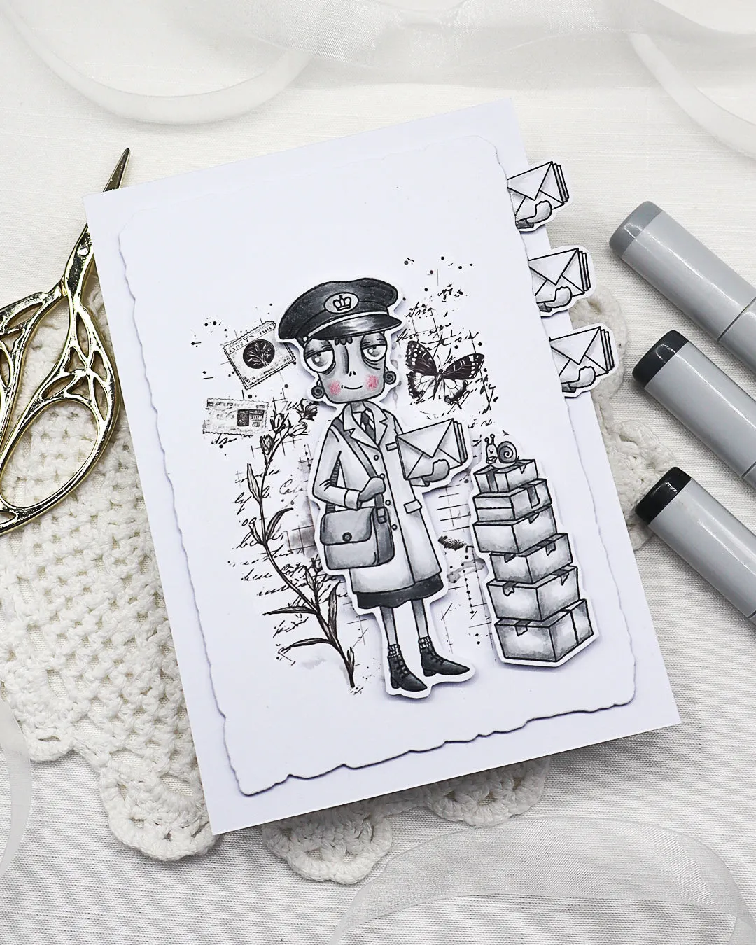 AALL and Create A7 TP-1379 Dee Delivers Stempelset 7 Stempel klar