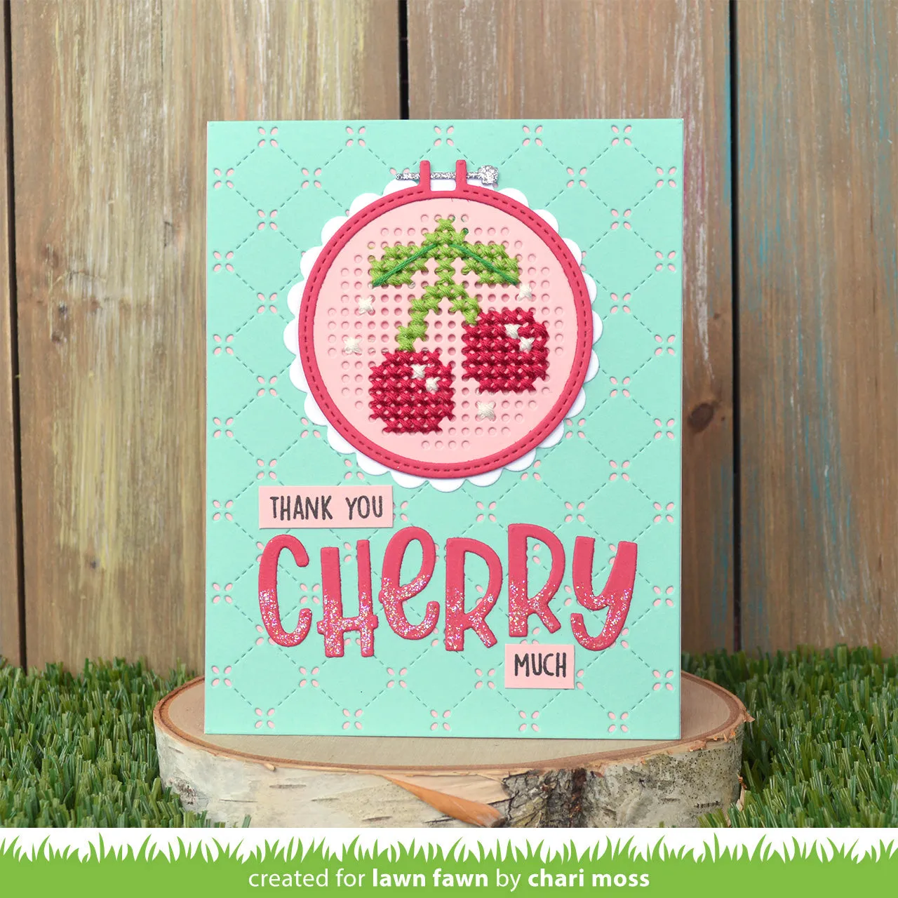 Lawn Fawn Lawn Cuts Embroidery Hoop LF3093 Stanzschablonen