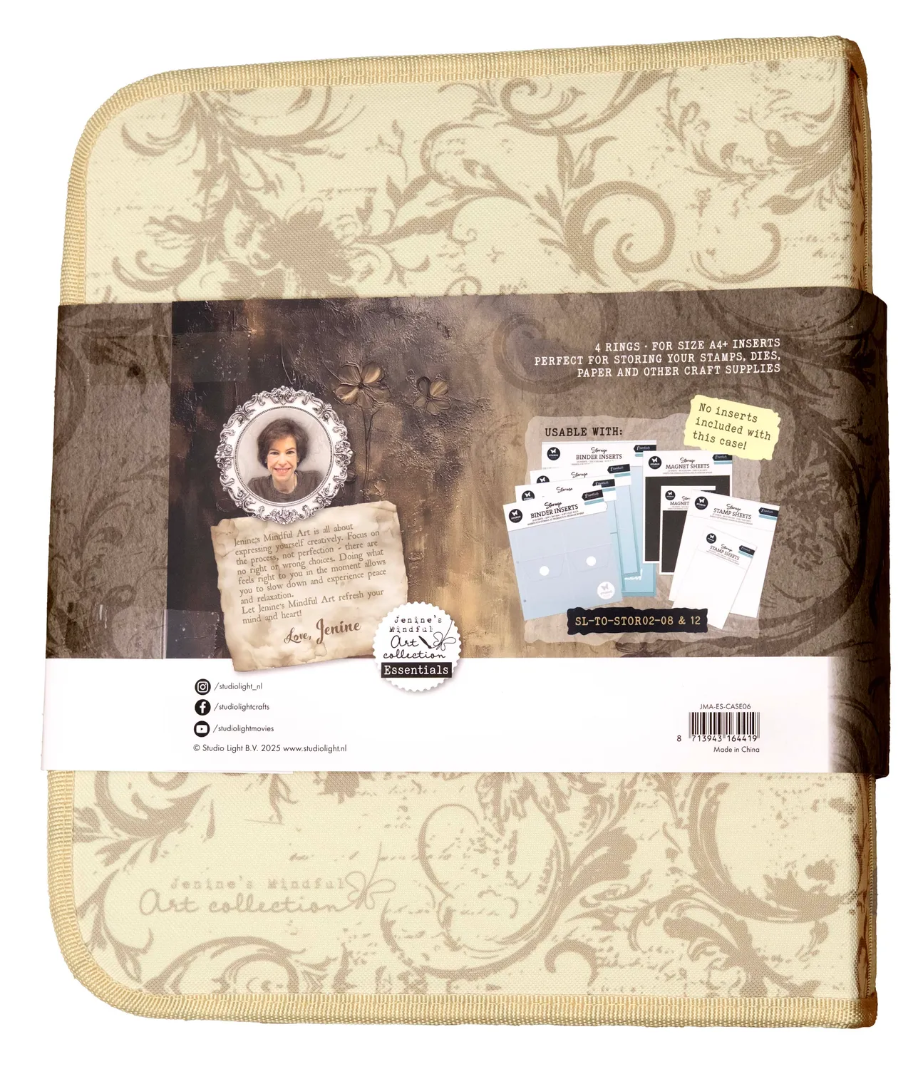 Jenines Mindful Art Essentials Aufbewahrungskoffer A4+ robust