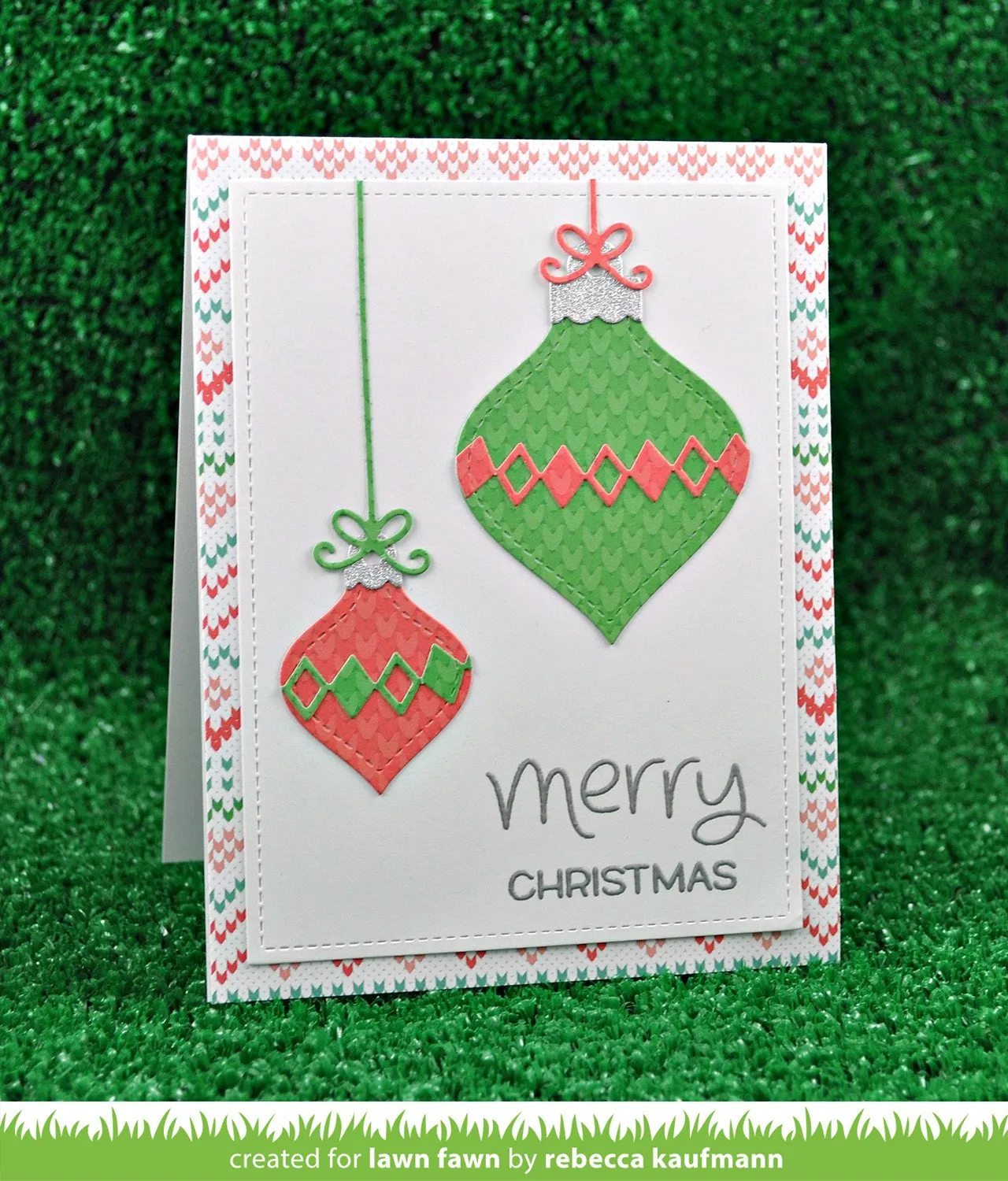 Lawn Fawn Stitched Ornaments Lawn Cuts Stanzen Weihnachten