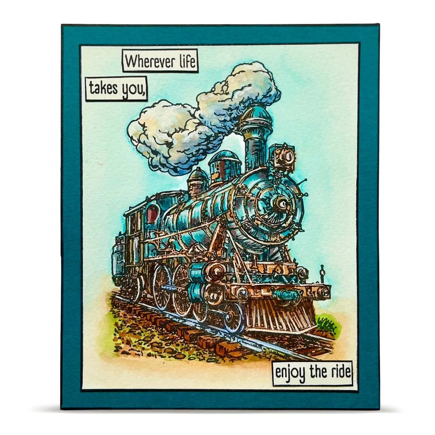 AALL and Create TP-1455 Enjoy the Ride Stempelset A6 3 Motive