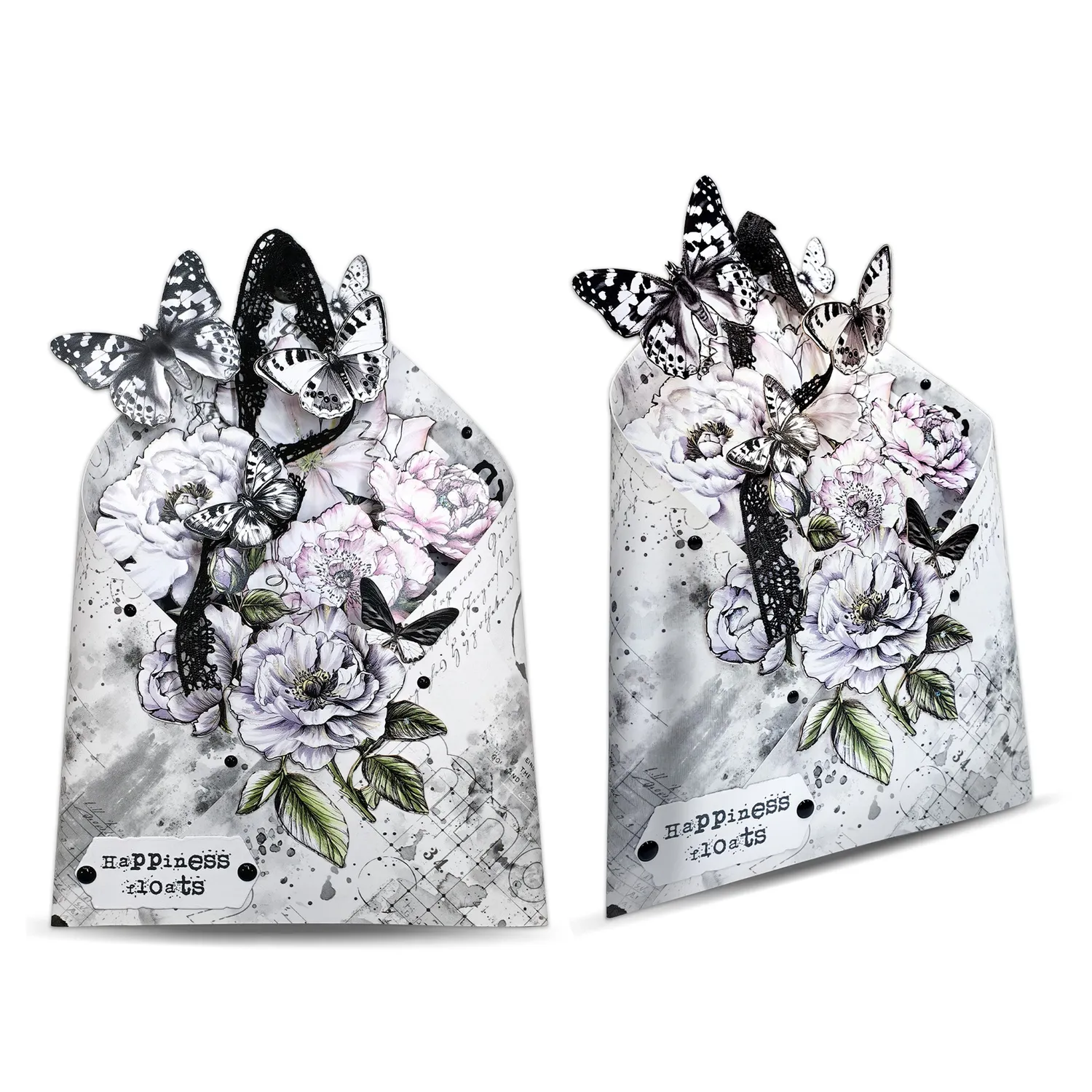 AALL and Create Inkblot Meadow Designpapier 4er 350g