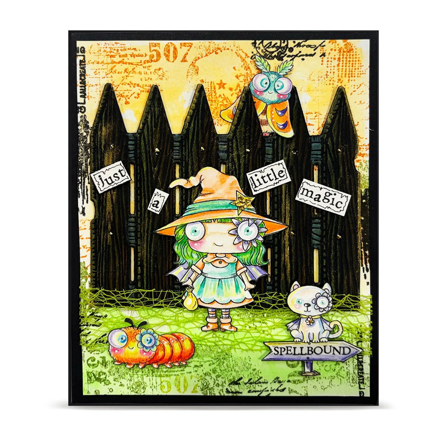 AALL and Create TP-1424 Spellbound A7 Stempelset 5 Halloween-Motive