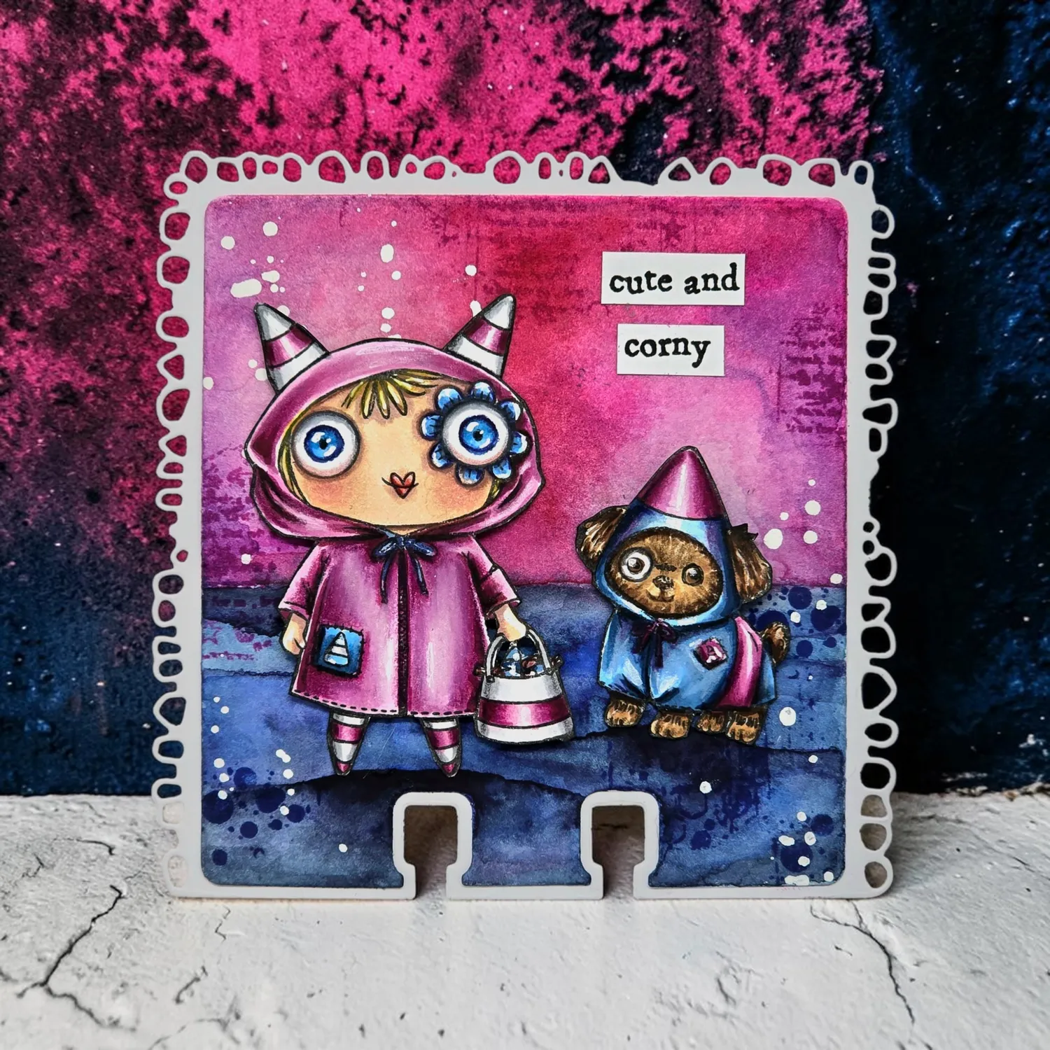 AALL and Create TP-1425 Corny Cute Clear Stamps A7 Mais-Motiv