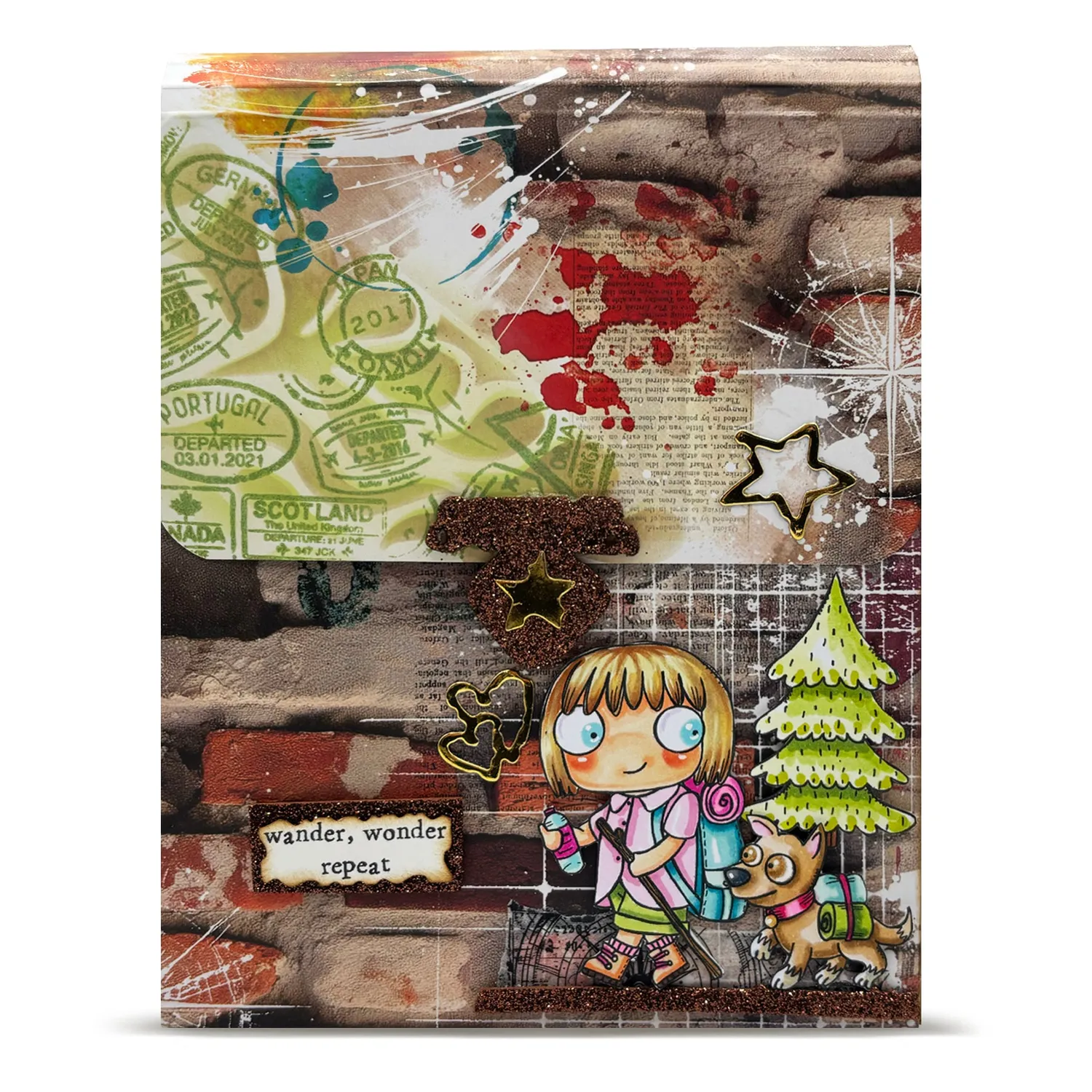AALL and Create PA-51 Surface Marks Designpapier 12x12