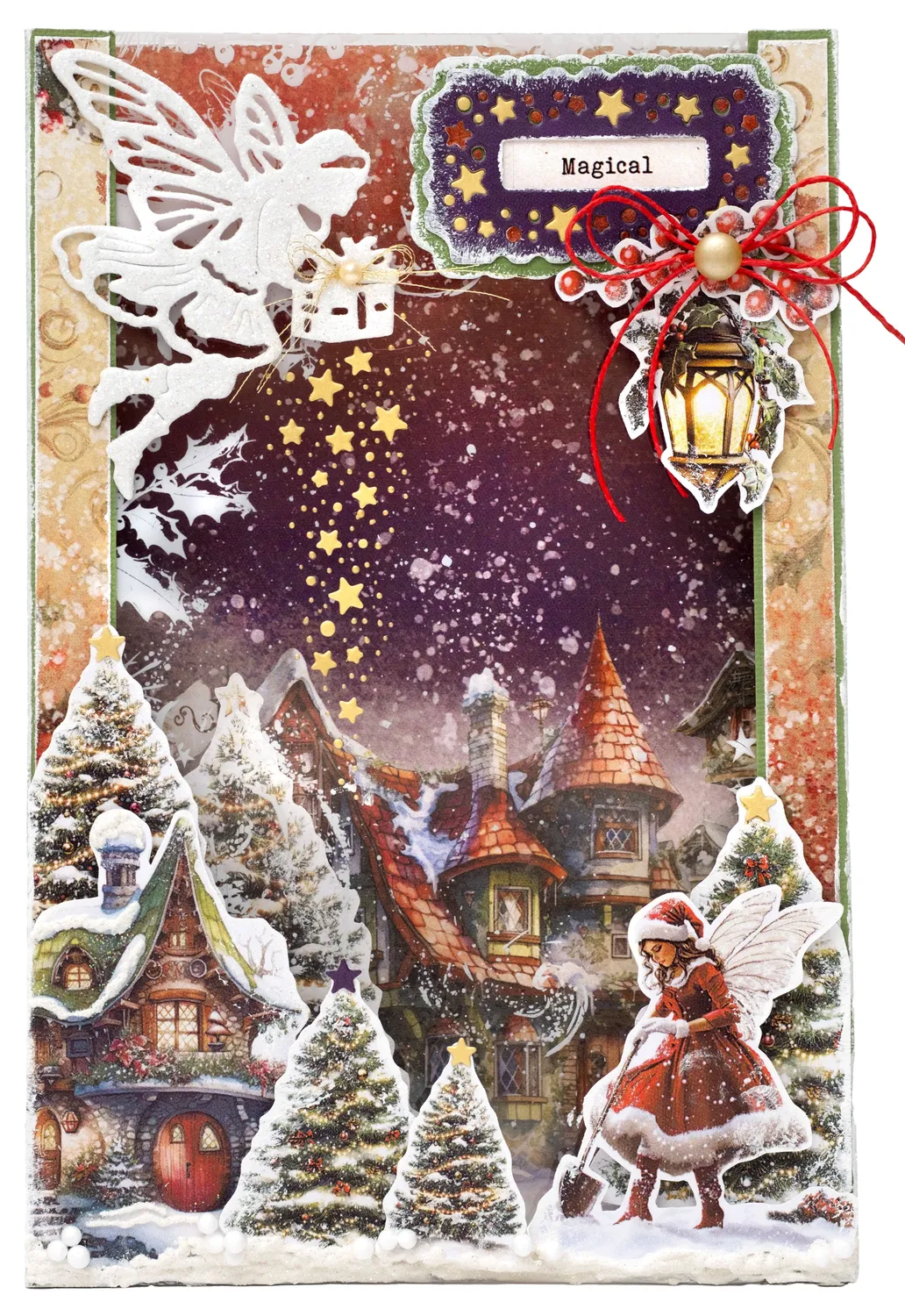 StudioLight Essentials Fairy Christmas Die-cut Papierblock 20 Blatt