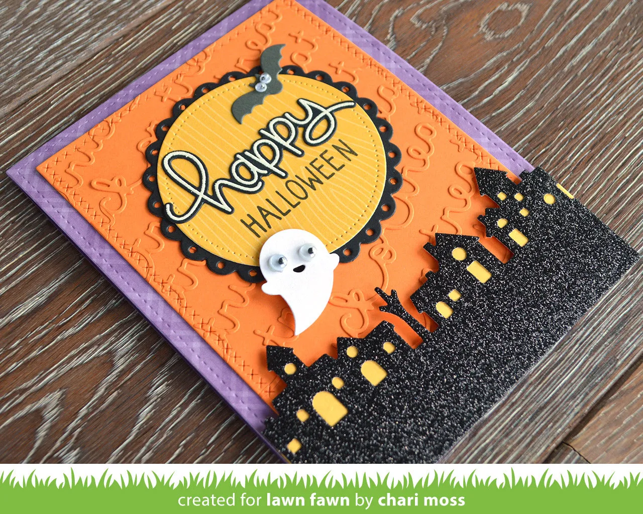 Lawn Fawn Trick or Treat Border Stanzschablone Halloween