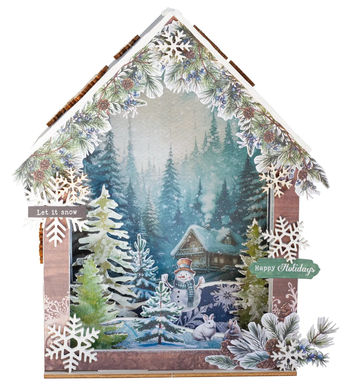 StudioLight Essentials House scenery Sperrholzdeko Häuser