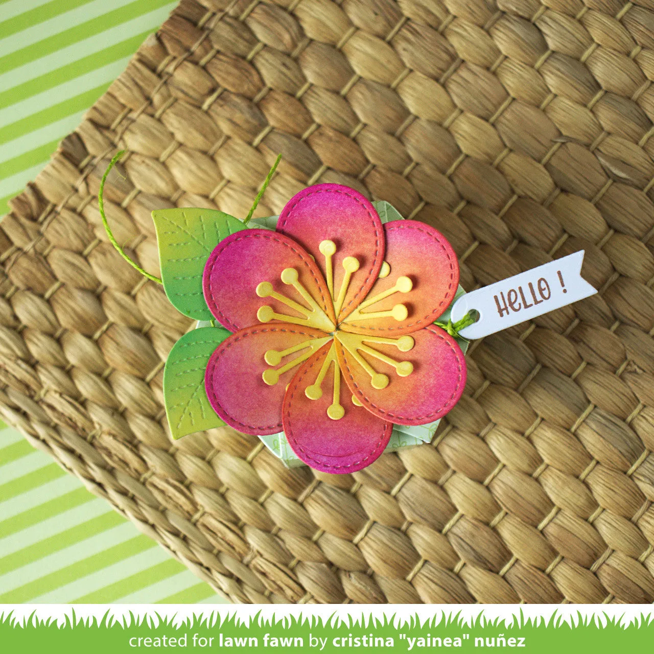 Lawn Fawn Lawn Cuts LF4044 Stanzschablone Blumen-Box 3-teilig