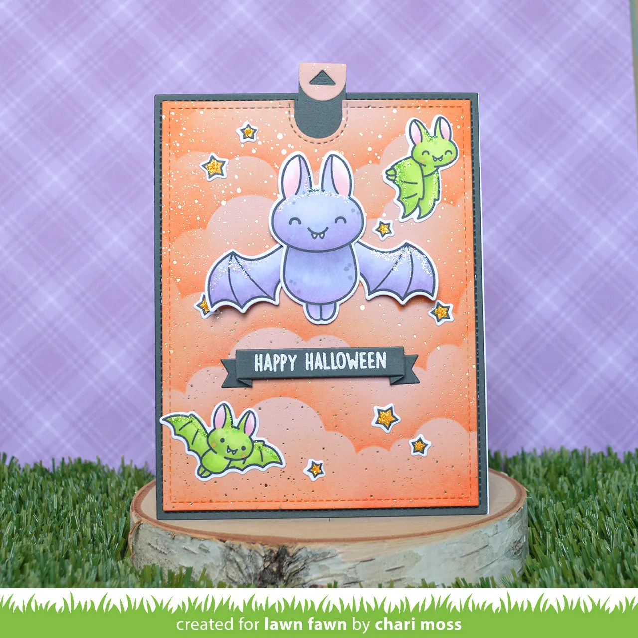 Lawn Fawn Batty for You Stempelset Halloween LF3217