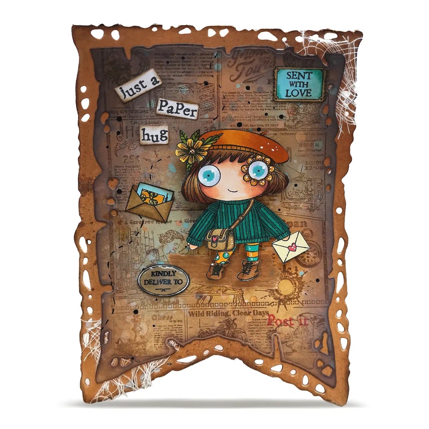 AALL and Create TP-1377 Paper Hug Stempel A7 6-teilig