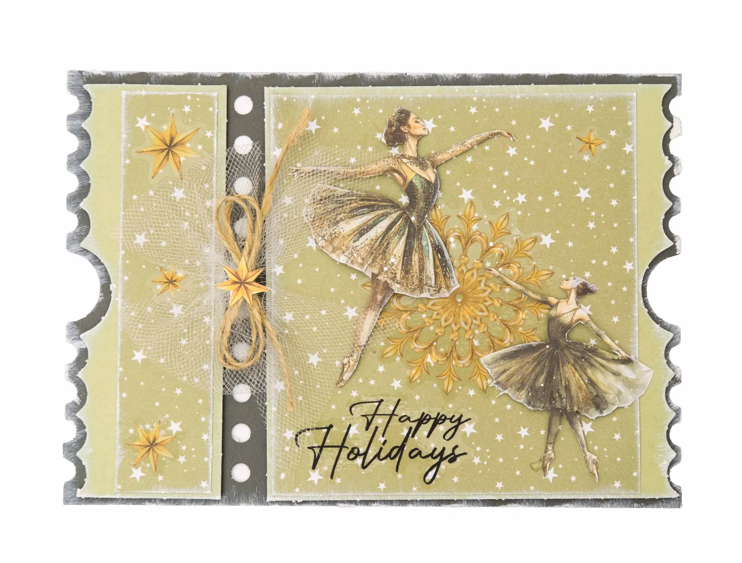 StudioLight Essentials Kartenblock Christmas Forest 127x178mm