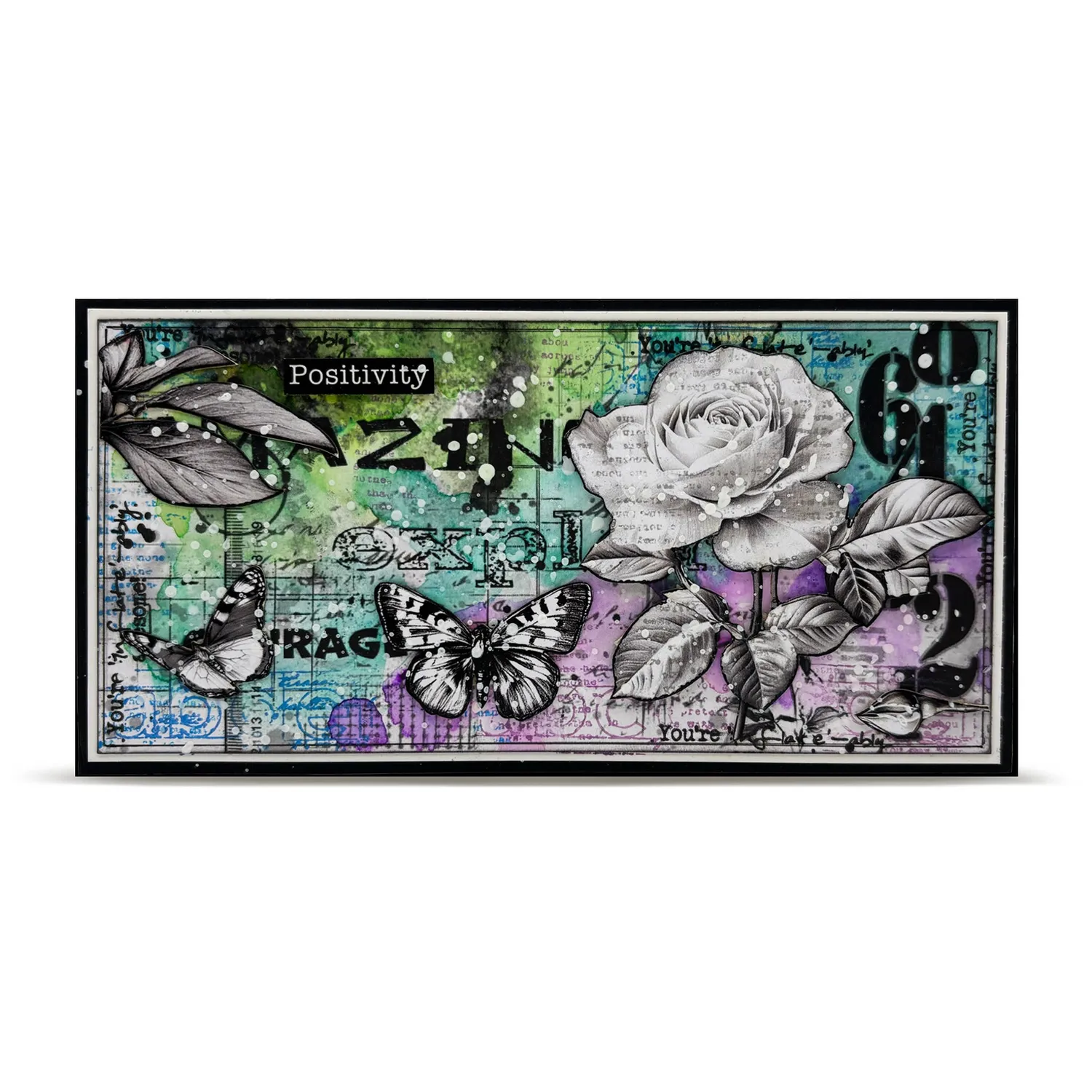 AALL and Create Monochrome Garden Collection Pack 10-teilig Botanik