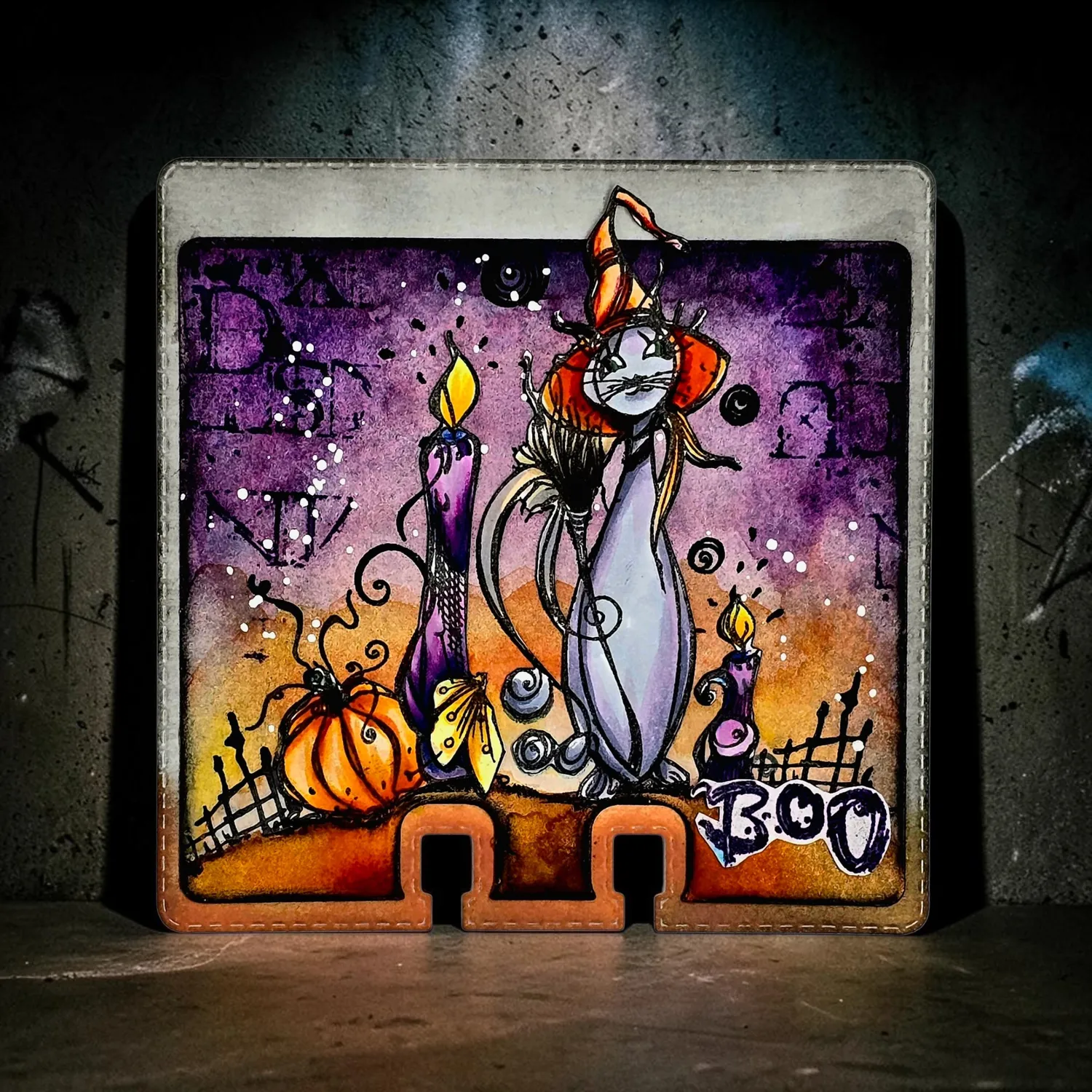 AALL and Create Soizic Pumpkin Moonlight Stempelset 4er Halloween