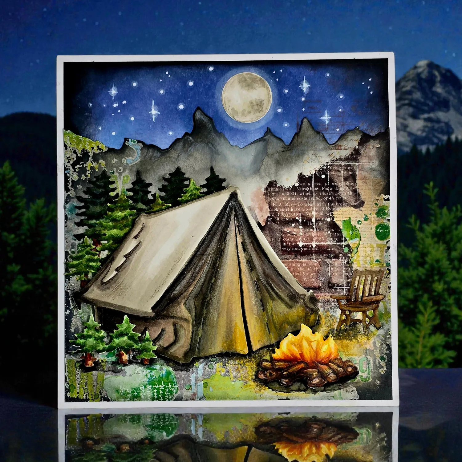 AALL and Create DI-103 Campout Magic Stanzen 11-teilig Zelt