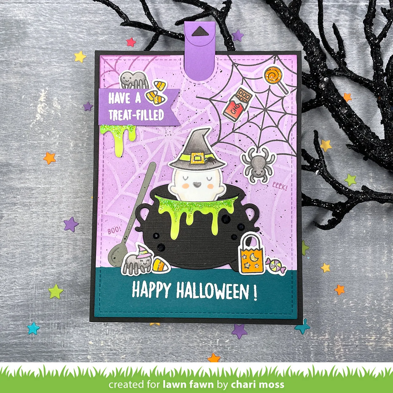 Lawn Fawn Build-a-Cauldron Stanzschablonen Halloween 13-teilig