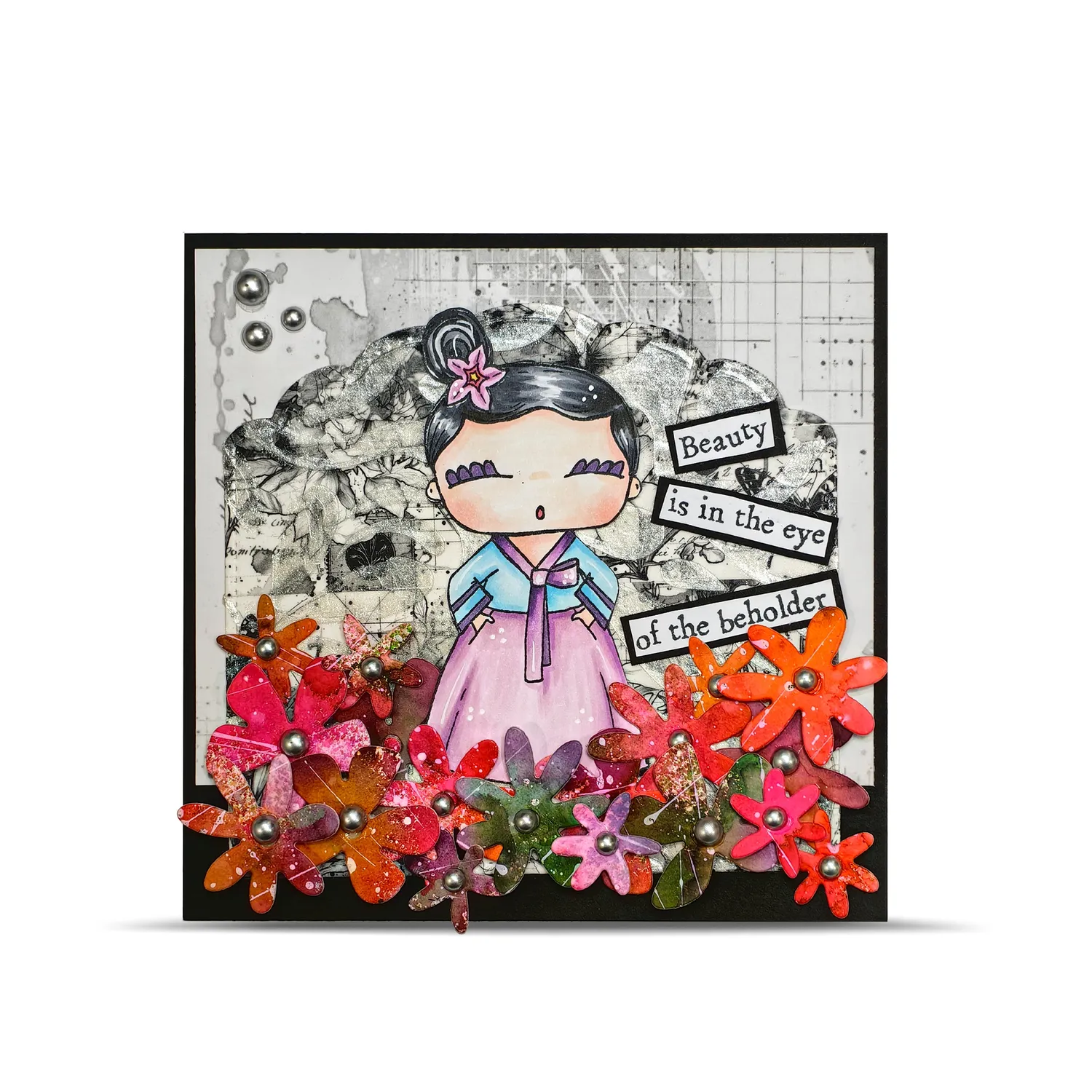AALL and Create MT-147 Flora et Carta Washi Tape 10 m ablösbar