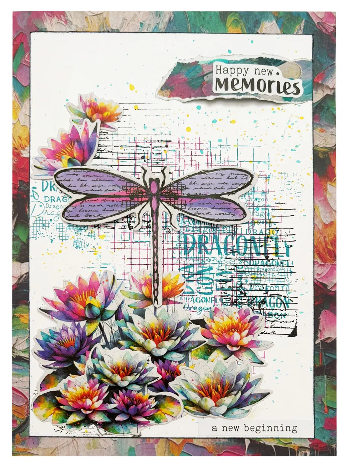 StudioLight Hazel Eaton Stickerblock Dragonfly Dreams Sentiments