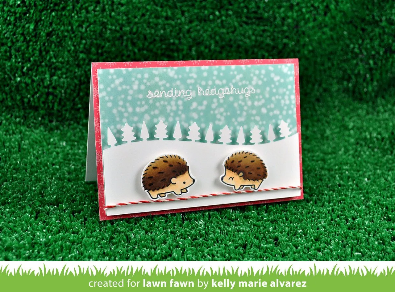 Lawn Fawn Forest Border LF773 Stanzschablone