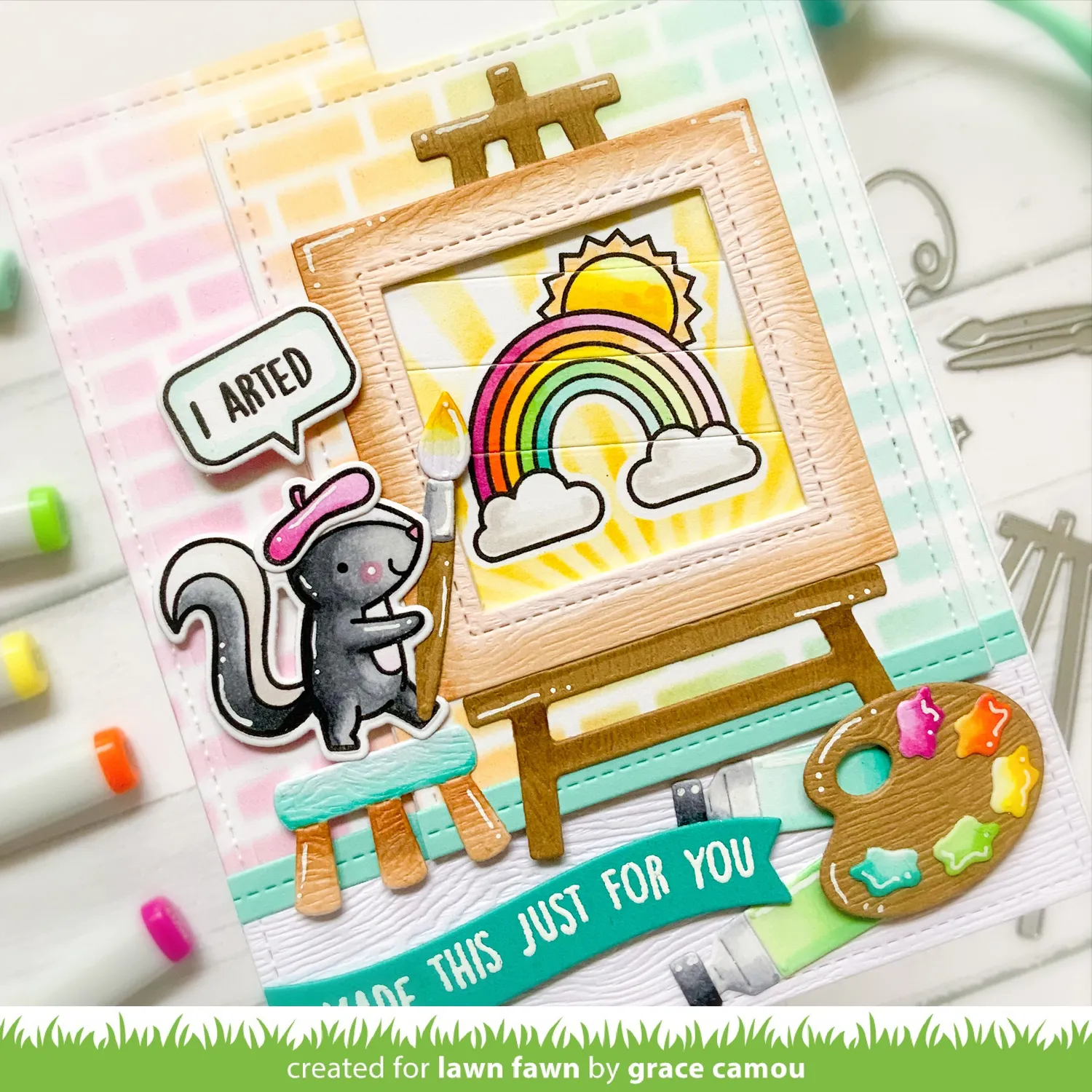Lawn Fawn Lawn Cuts Art Supplies Stanzschablonen Set