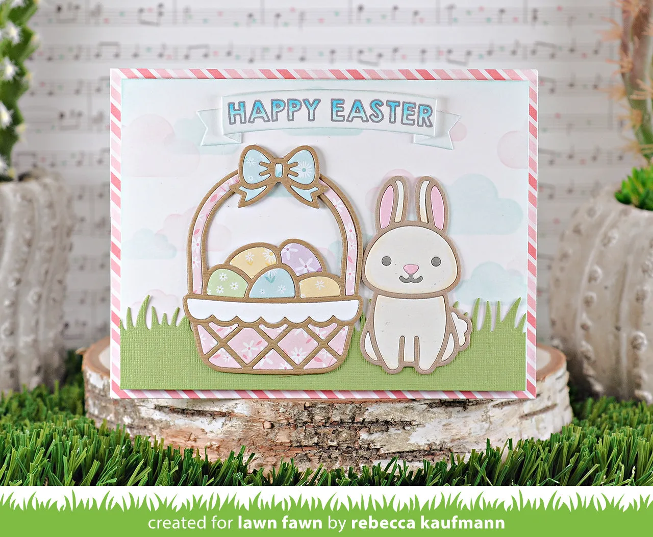 Lawn Fawn Eggcellent Easter Basket Stanzschablonen Ostern