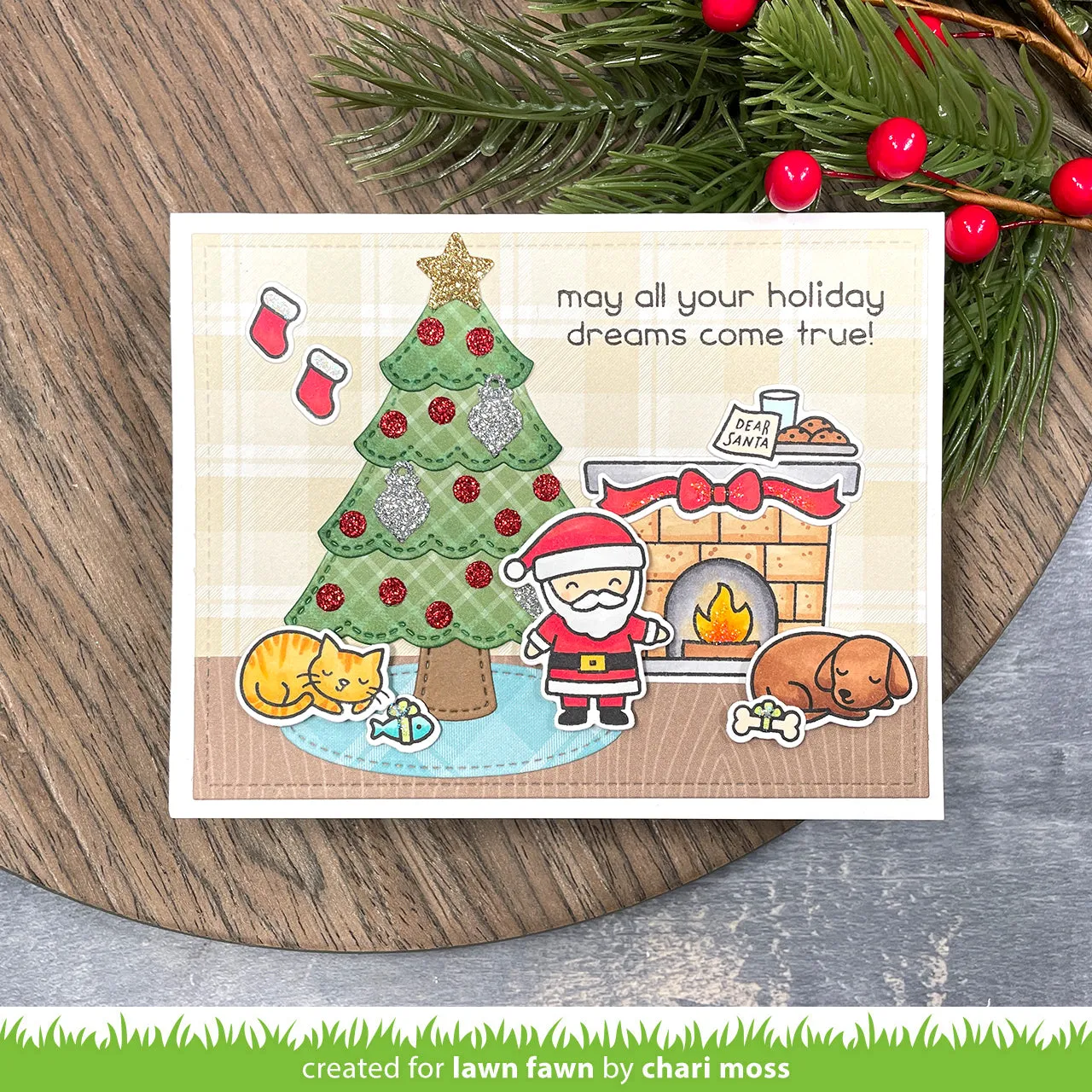 Lawn Fawn Build-a-Christmas Tree LF3513 Stanzschablonen Set
