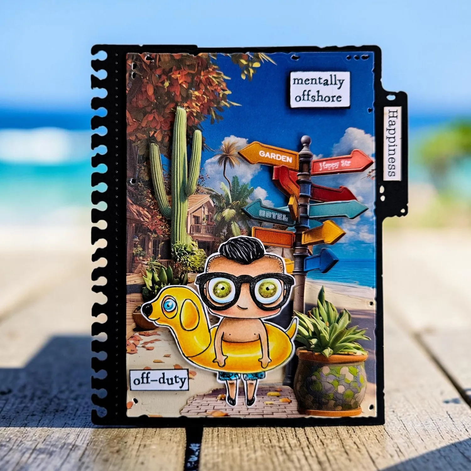 AALL and Create TP-1451 Stempelset Floatie Abs A7 Janet Klein
